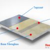 fibreglass repair to fibreglass structure schematic